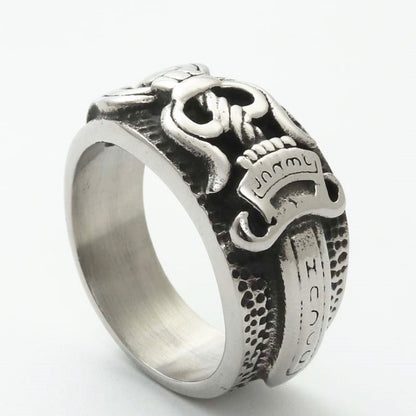 Sword Ring Retro Trendy Male Punk