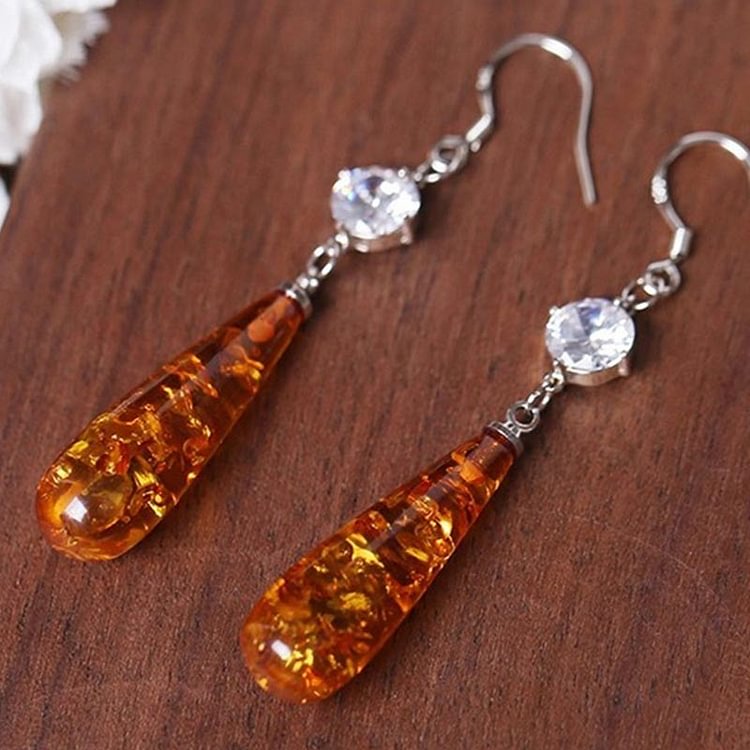 Amber Balance Earrings