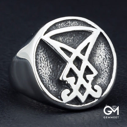 Hip-hop Punk Satan Demon Ring