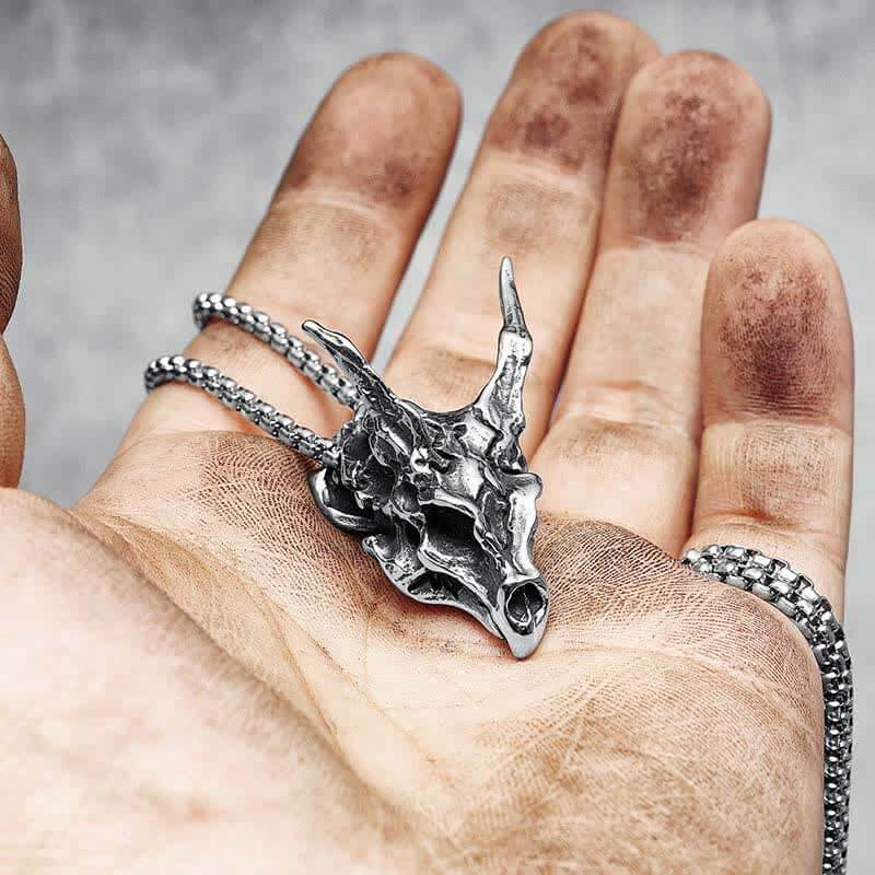 Dragon Spirit - Draconic Skeleton Necklace