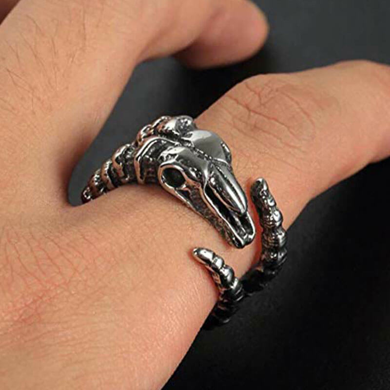 Men's Punk Sheep Skull Ring