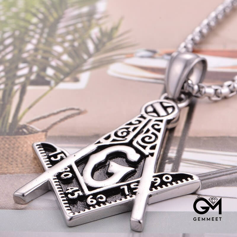 Personalized Stainless Steel G-line Necklace for Men