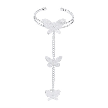 Halloween 3 Butterflies Gothic Bangle & Ring