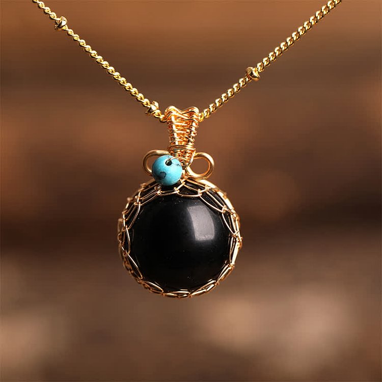 Delicate Crystal Sphere Necklace