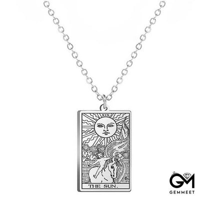 Stainless Steel Tarot Necklaces