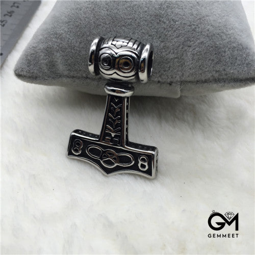 Viking Thor's Hammer Character Necklace for Men