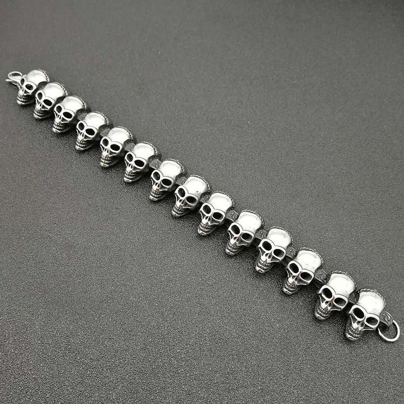 Halloween Domineering Skull Men's Punk Retro Bracelet