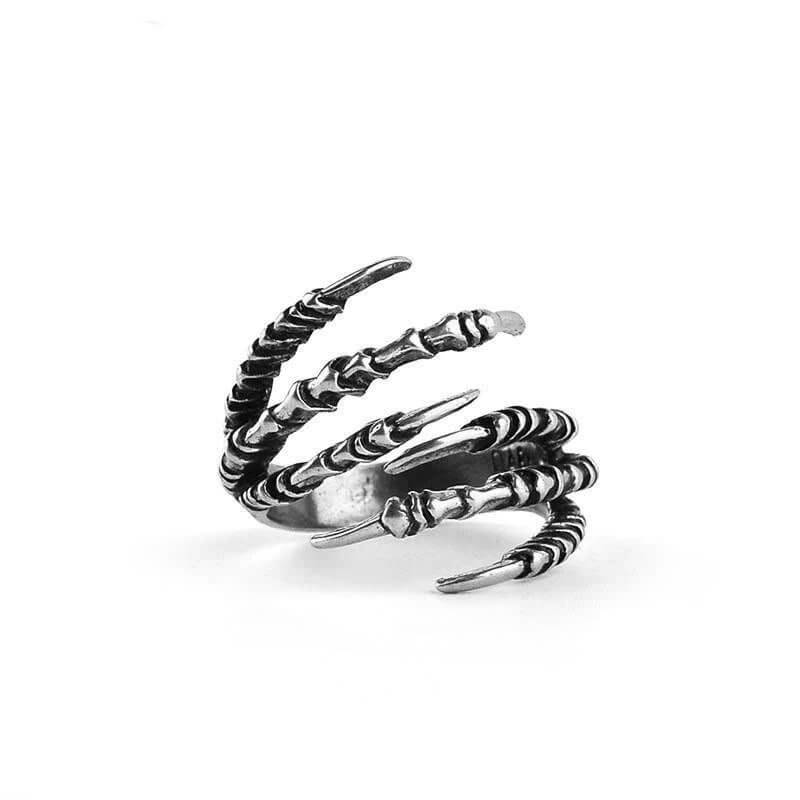 "Spirit Of The Eagle" Creative Men's Eagle Claw Adjustable Ring