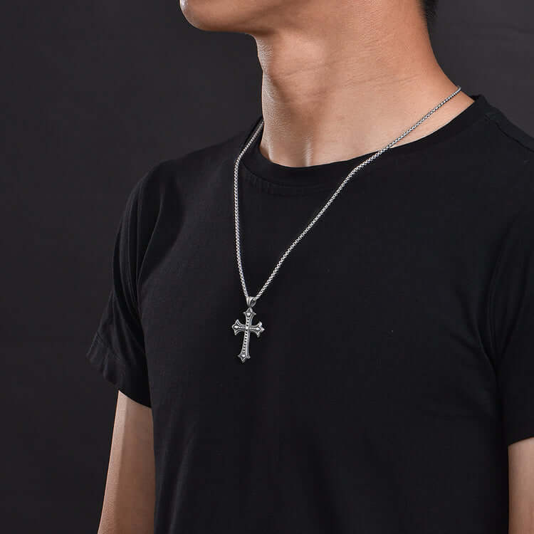 Fashion Men Punk Cross High Street Pendants