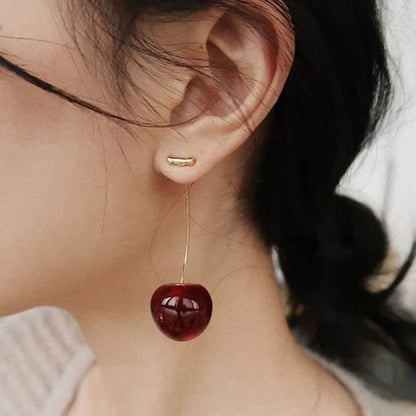 Women's Luscious Cutie Cherry Earrings