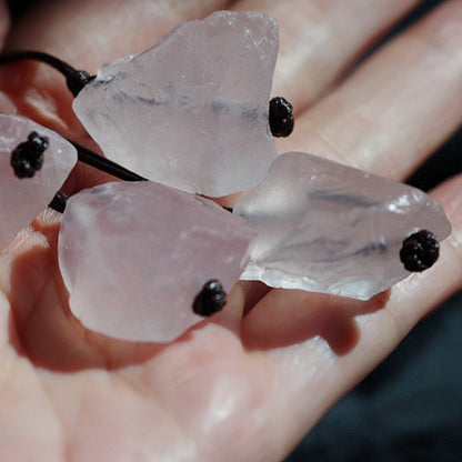 Natural Rose Quartz Gemstone Necklace