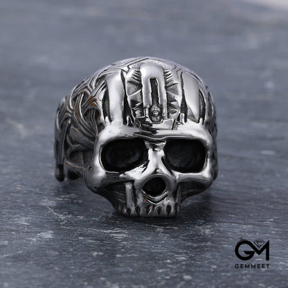 Stainless Steel Skull Personality Ring