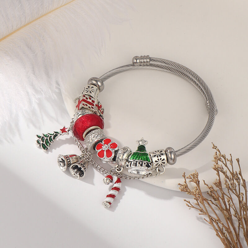 Christmas New Fashion Pendant Bracelet DIY Personalized Beaded Bracelet