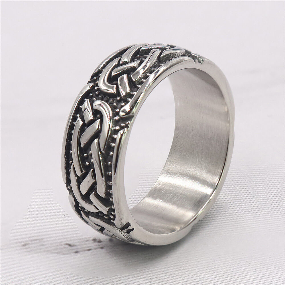 Stainless Steel Celtic Kink Ring