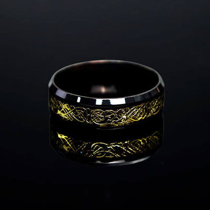 Viking Style Alloy Ring