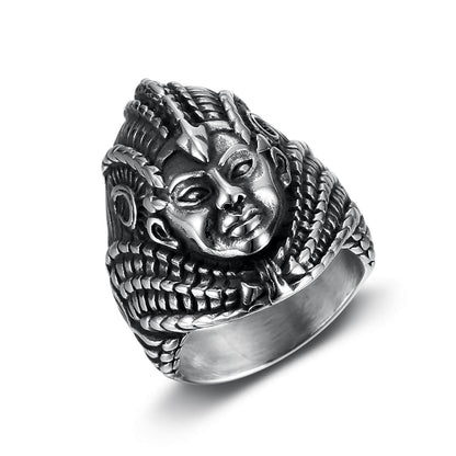 Personalized Men's Egyptian Pharaoh Ring