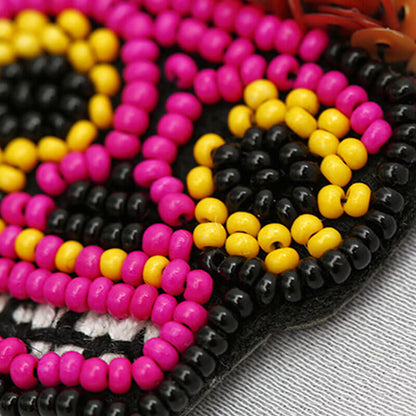 Halloween Punk Style Hand-woven Hand-made Personalized Sequins and Rice Bead Earrings