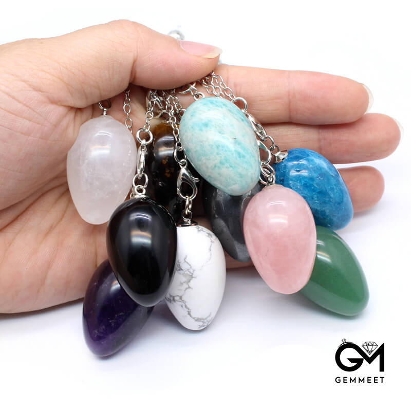 Small Egg Stone Spirit Pendulum