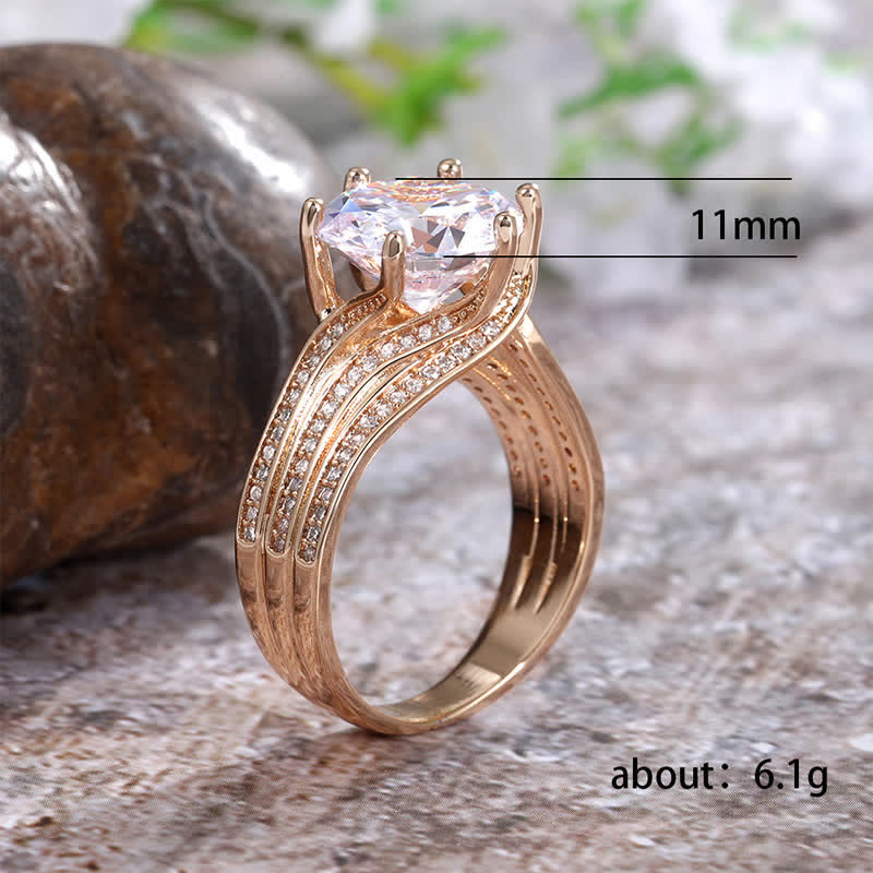 3 Carat Super Big Stone Sparkling Ring