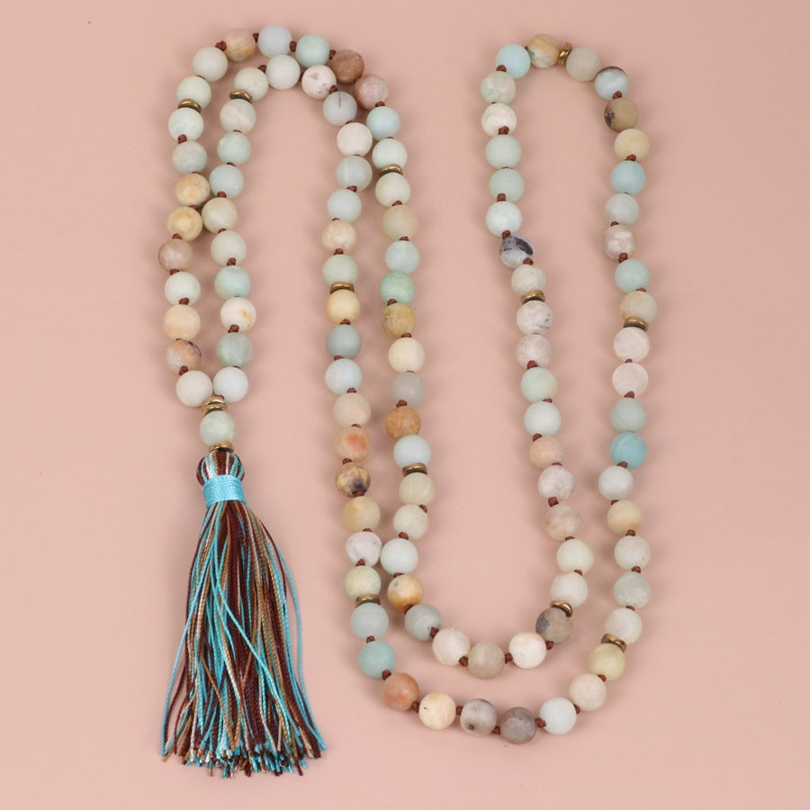 Amazon Stone Yoga Beaded Necklace