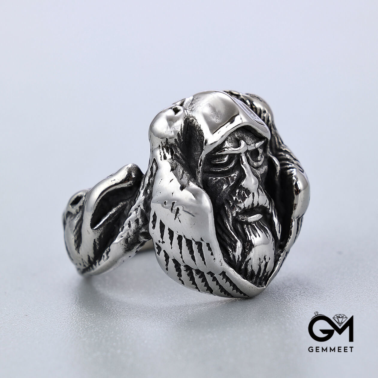 Titanium Steel Head Shape Ring