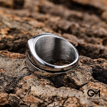 English Word Series Stainless Steel Ring