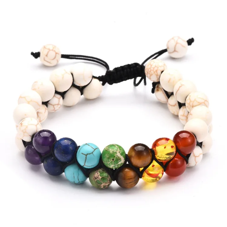 Chakra Double Braid Bracelet