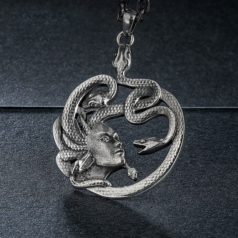 Vintage Medusa Necklace