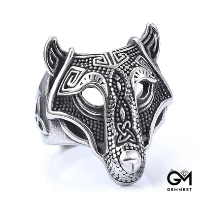 Personality Retro Overbearing Direwolf Ring