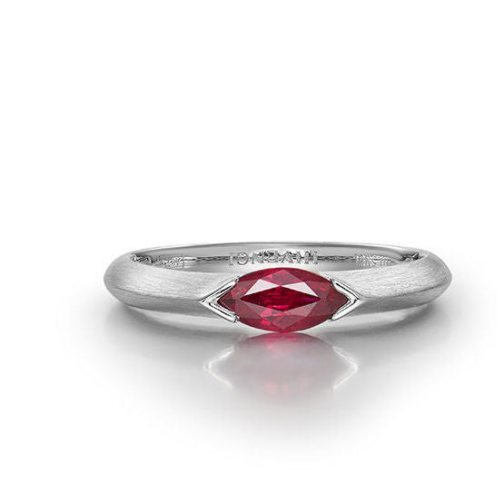 Faxul Natural Marquise Ruby Ring