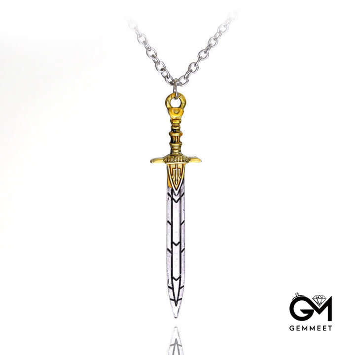 Movie Retro Sword Creative Necklace