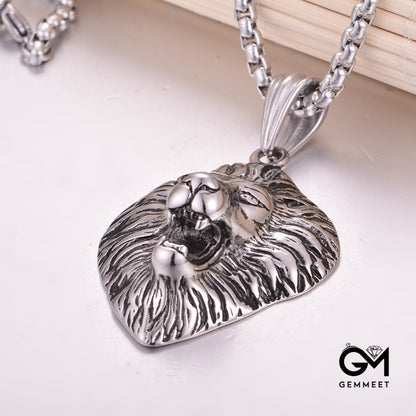 Lion Head Exquisite Stainless Steel Necklace