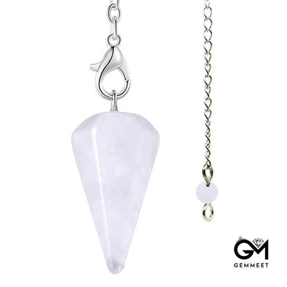 Crystal Hexagon Pyramidal Spirit Pendant