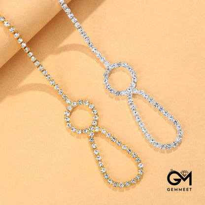 Simple Bohemian Zircon Anklet