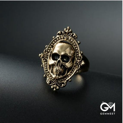 Punk Vintage Skull Ring