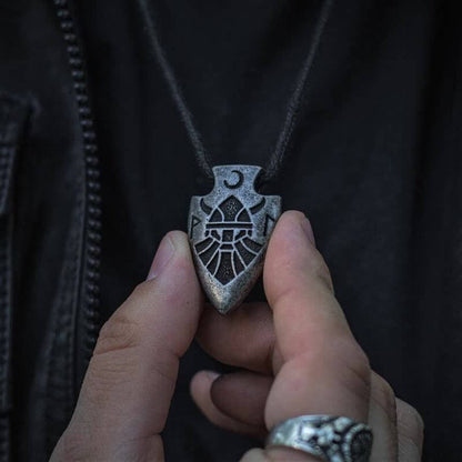 Men's Viking Odin Rune Arrowhead Necklace