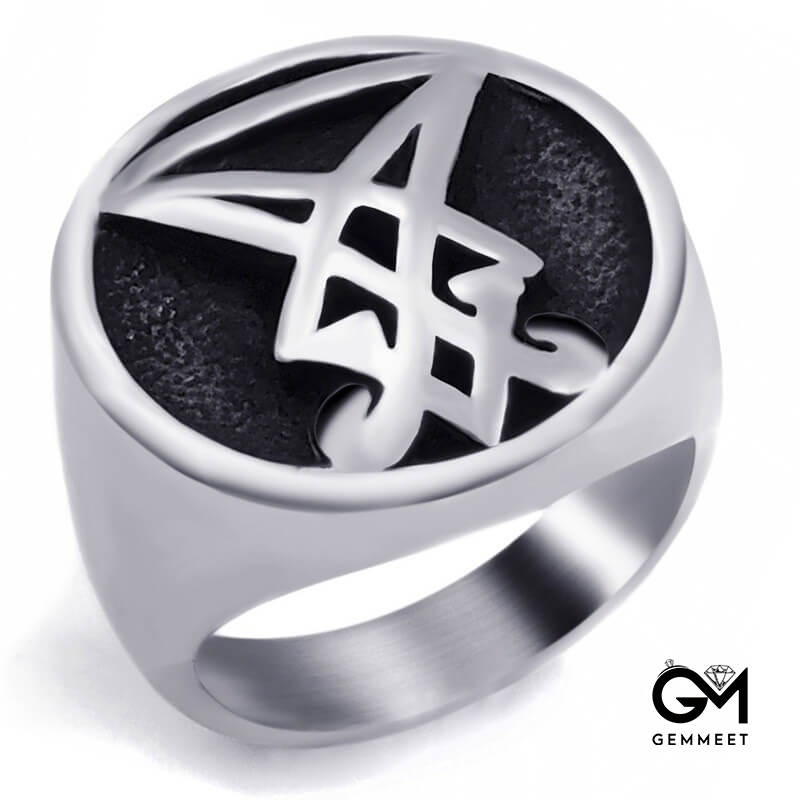 Hip-hop Punk Satan Demon Ring