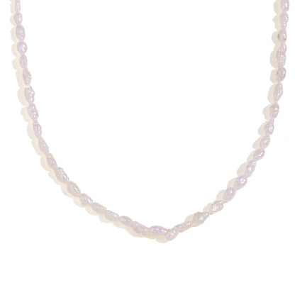 Stainless Steel Pearl Beaded Necklace