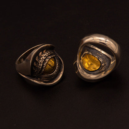 Eye of Dragon Signet Ring