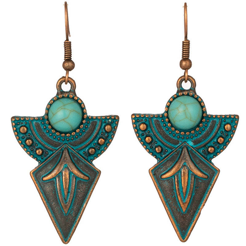 Vintage Turquoise Bohemian Earrings