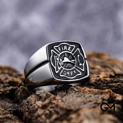 English Word Series Stainless Steel Ring