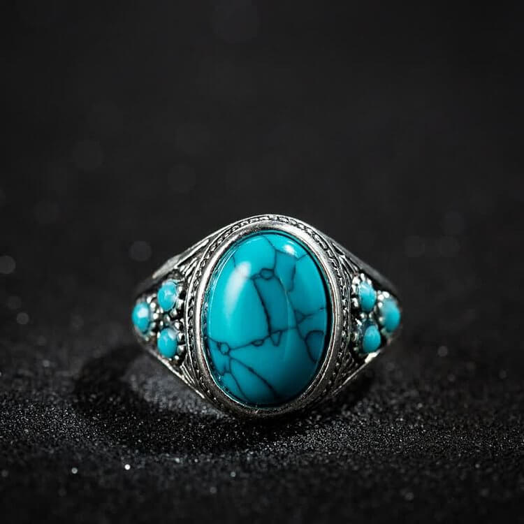 Retro Turquoise Ring