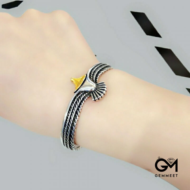 Majestic Eagle Wing Bracelet