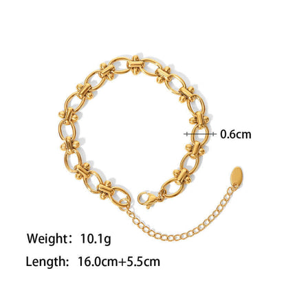 Women's Trending Gold Baguette Bracelet