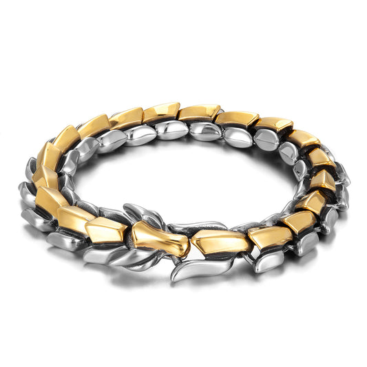 Punk Creative Fashion Keel Chain Titanium Steel Bracelet for Men