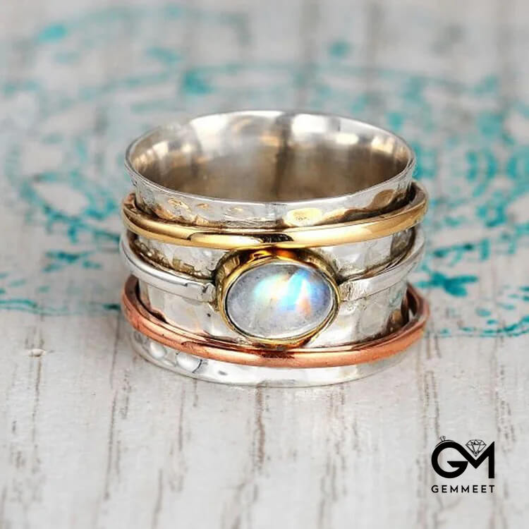 Moonstone Luck Ring