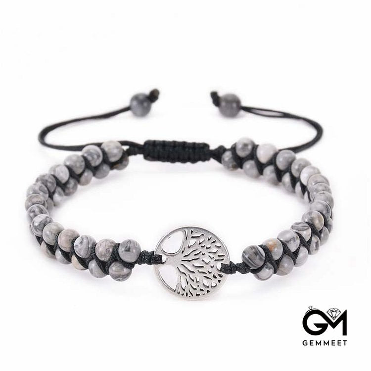 Tree of Life Double Woven Bracelet