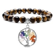 Chakra Tree Of Life Amethyst Bracelet