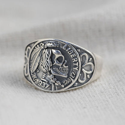 Vintage Indian Skull Ring