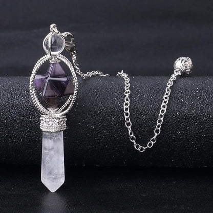 Natural Crystal Stone Pendulum